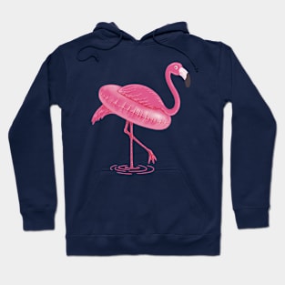 FLAMINGO & SWIMMING CIRCLE Hoodie